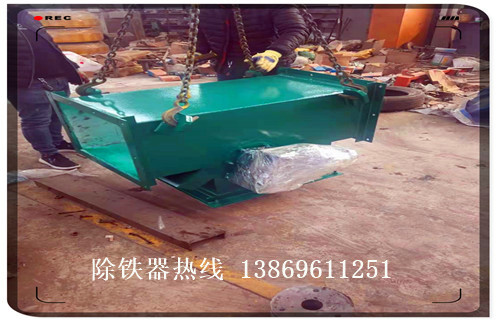 管道式永磁除鐵器，甘肅管道式永磁除鐵器_遠(yuǎn)力甘肅管道式永磁除鐵器應(yīng)用安裝示意圖型12000高斯_可定制工作原理
