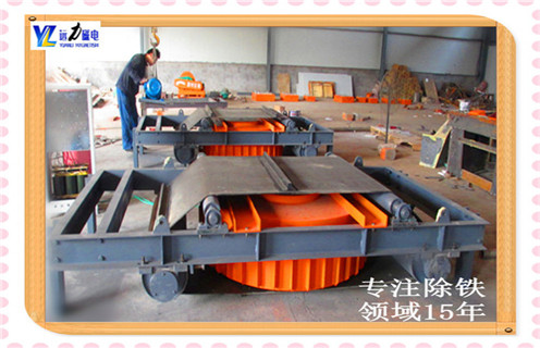 自卸式電磁除鐵器，新疆礦用自卸式電磁除鐵器設備及安裝高度要求_新疆礦用自卸式電磁除鐵器設備不卸料怎么回事，如何清理及接線